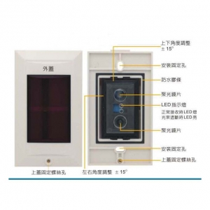 雙軌相對式紅外線偵測器 (埋入式)
